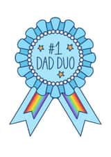 HEARTFELT FATHER’S DAY CARD FOR TWO DADS created by MOUSE CARDS