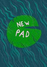 New Pad new home card created by As You Slept