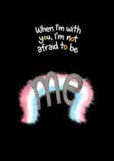 You Make Me Love My Uniqueness Love card created by @MarcoLooks