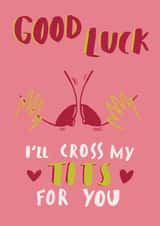 Good Luck Tits Card created by Jess Hislop