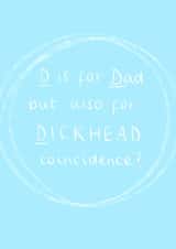 D is for...fathers day card created by Maisie-Jane Andrews