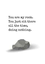 Cheeky Love Rock Card created by Rhymes for Reasons