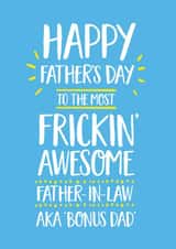 Awesome Father-in-Law Father's Day Card created by Elaine Miles