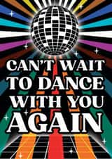 Can't Wait to Dance Card created by Dan Bang Studio