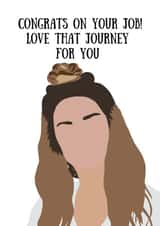 Schitt's Creek Alexis Rose Congrats On Your New Job Card created by Dumb Blonde Studios