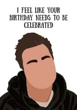 Schitt's Creek David Rose Birthday Card created by Dumb Blonde Studios