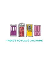 Pretty Front Door New Home Card - There's No Place Like Home created by Xoxo Designs by Ruth