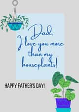Houseplant Father's Day Card!  created by cardsbyEm