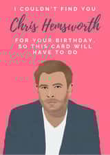 Chris Hemsworth For Your Birthday created by Faye Burtenshaw