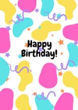 Bright Bold Confetti Birthday Card created by cardsbyEm