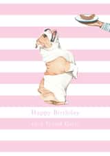 English Bulldog Birthday Card - Birthday Girl card created by Paper Maven