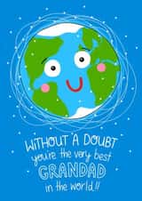 Happy Father's Day to the very best Grandad in the world created by Ludicrous Prints