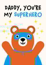 Superhero Fathers Day card created by Kiddy Winks Prints