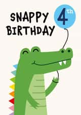 Snappy 4th Birthday created by Kiddy Winks Prints