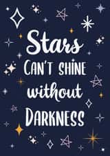 Stars Sympathy and Motivation Card created by The Girl Next Draw Cards