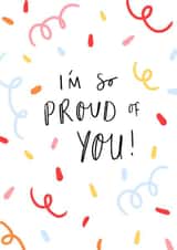 I’m so proud of you card created by Leah Alefounder Illustrations