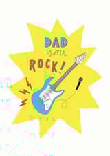 Rock Dad Fathers Day Card created by Laura Barnes