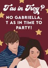 Troy Bolton Birthday Card created by The Foxy Lemon Co.