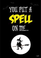 Spell On Me Anniversary card created by Steve Brown