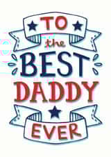 Best Daddy Ever Card created by Little Prints Charming