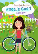 Wheelie Good Birthday card 1000 created by The Coven