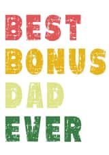 Father's Day, Birthday or Christmas Gift from Kid for Stepfather. created by Creative Agnes