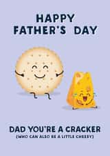 Fun and Cheesy Father's Day Card created by Artsy Gift Co