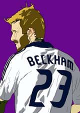 David Beckham Card created by Gareth Lucy