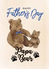 Happy Father's Day Papa Bear created by Dream Doodles