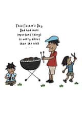 Dad on the BBQ Father’s Day created by Katie Glover Graphics