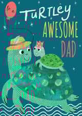 Turtley awesome dad created by Tracy Cottingham
