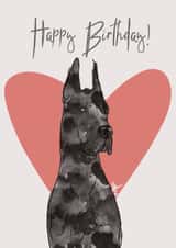 Happy Birthday, Great Dane Dog created by Dora's space