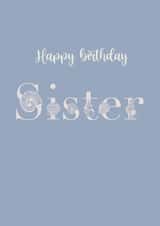 Seashell Sister birthday card  created by Sasha Elle Digital Art