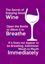 Funny Wine Card created by Chibi Chi Designs