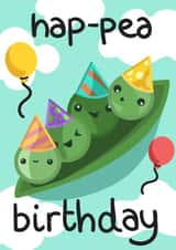 Hap-pea Birthday! created by Hana Khan