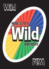 Birthday game inspired Wild card created by essjay