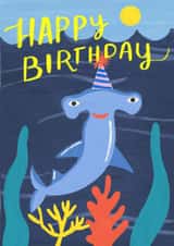 Hammer Shark Birthday Card created by Catalina Williams