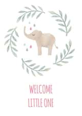 Baby Elephant New Born Card created by Kampai Designs