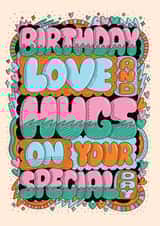 Birthday Love And Hugs On Your Special Day Card created by Harkiran Kalsi