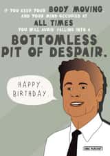 Chris Traeger shouldn't be allowed to make parks and rec cards created by @punbelievable