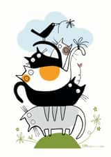 A purr-fest for any occasion created by Elizabeth Anderson Art