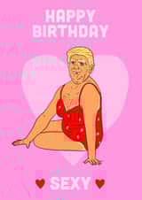 Sexy Birthday Trump created by Swazzdraws