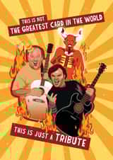 Jack Black Tribute Celebration Card created by Mythokell