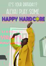 Motherland Meg Happy Hardcore Birthday Card created by Silky Rose Design