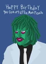 Mighty Boosh inspired birthday card Old Gregg created by Harley's Designs