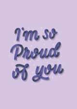 I'm so proud of you card created by Kamilla writes letters