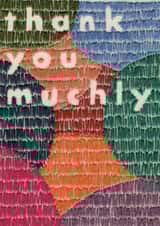 Thank You Muchly Card created by Sparklymouse