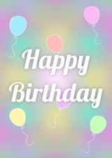 Happy Birthday - Pastel Delight created by Byers Design & Illustration