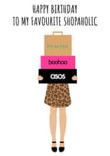 Shopaholic Birthday created by Rock & Rose Creative