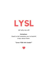 Love You Shit Loads created by Adam n Eve It